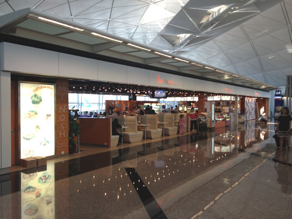 "My Nosh" restaurant at Hong Kong airport