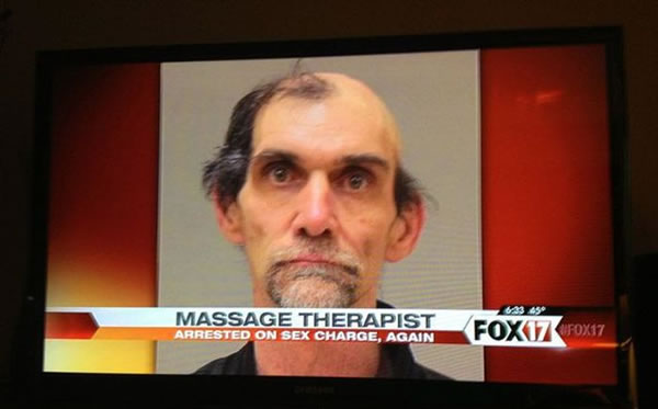 massage therapist arrested on sex charge again