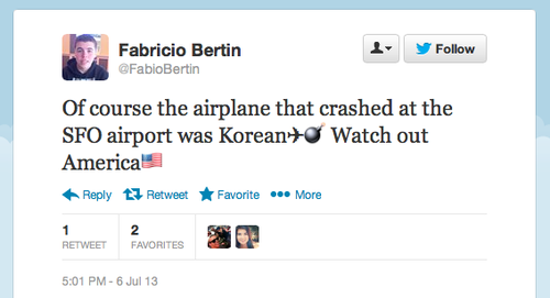 racist tweet 5 - fabricio bertin