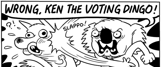 wrong ken the voting dingo