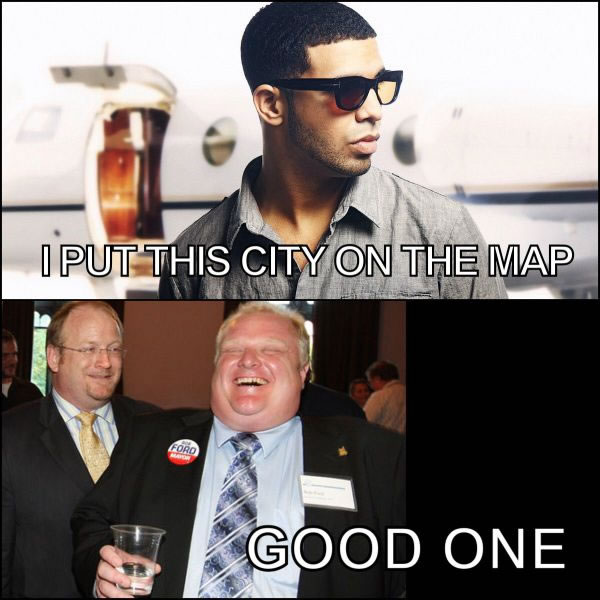 drake and rob ford