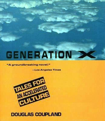 Cover of Douglas Coupland's book, 'Generation X'.