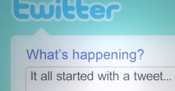 Screen capture of a Twitter window with the text 'It all started with a tweet'.
