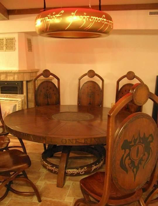 lord of the rings dining table