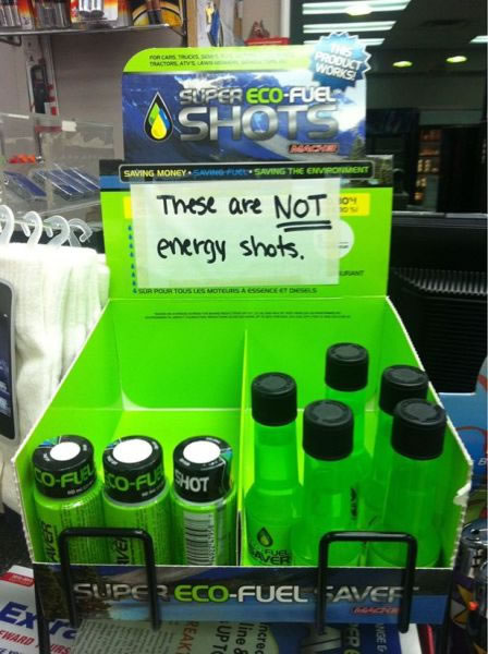 not energy shots