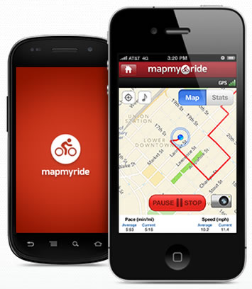 mapmyride app