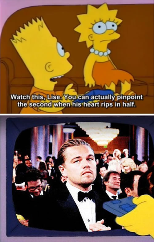 simpsons - dicaprio