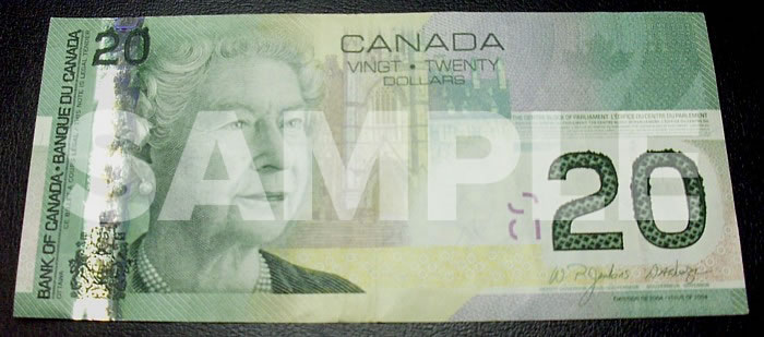 canadian 20 bill