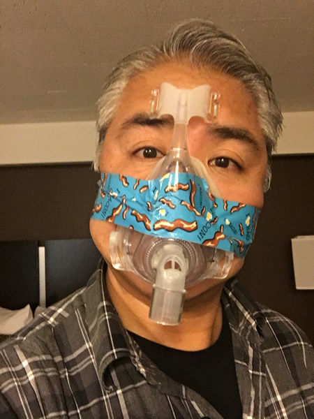 joey devilla inprovised duct tape cpap mask strap