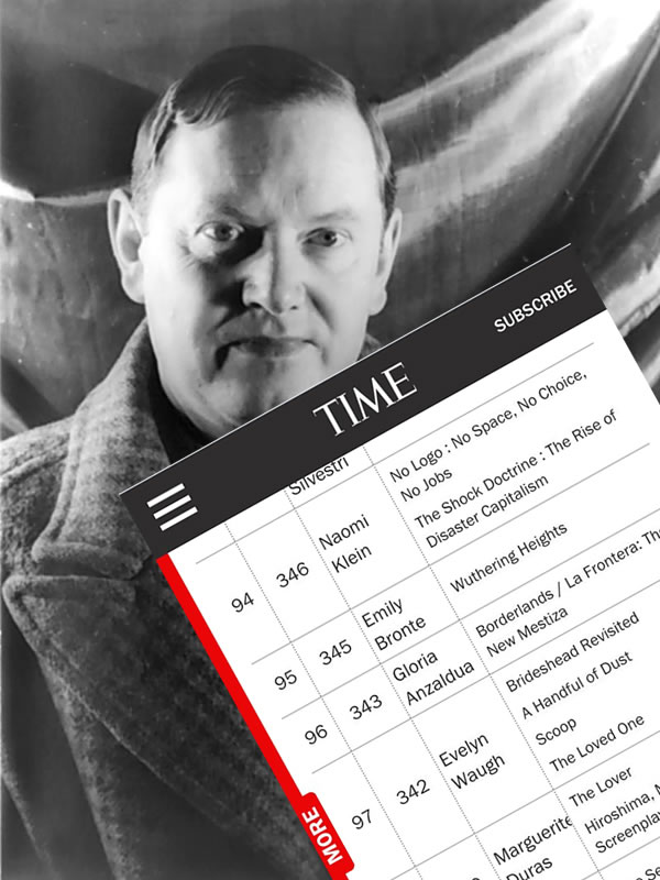 evelyn waugh mistaken for woman