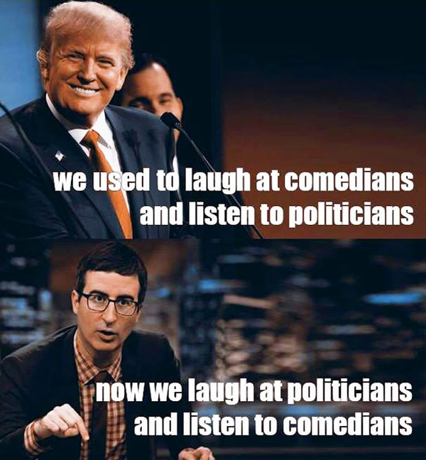 truth politicans comedians