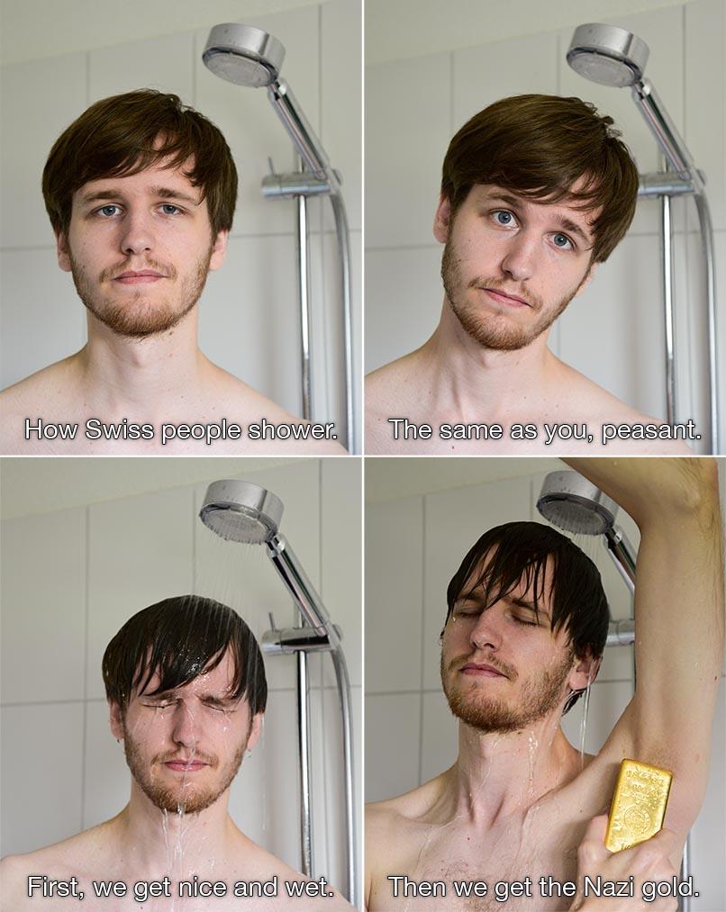 how the swiss shower