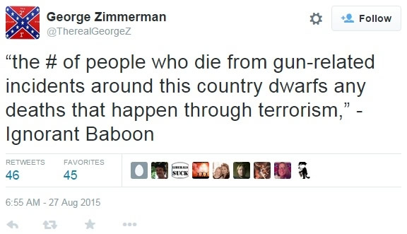 zimmerman baboob tweet