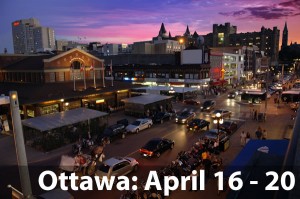 Ottawa: April 16 - 20 -- Photo of ByWard Market at night
