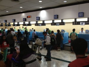 Cathay Pacific ticket counters at Ninoy Aquino International Airport