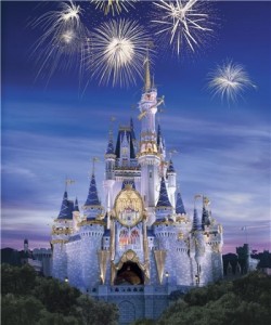 The Cinderella Castle at Disney theme parks
