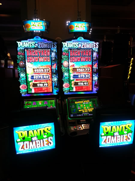 where is the slot machine in plants vs zombies