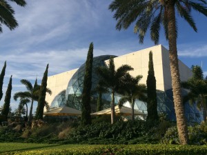 Front of the Salvador Dali Museum, ST. Petersburg, Florida