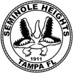 Seminole Heights’ seal, which depicts a two-headed alligator