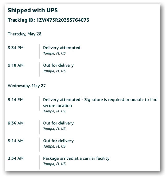 ups shipping report - The Adventures of Accordion Guy in the 21st Century