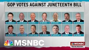 14 republicans who voted against juneteenth bill
