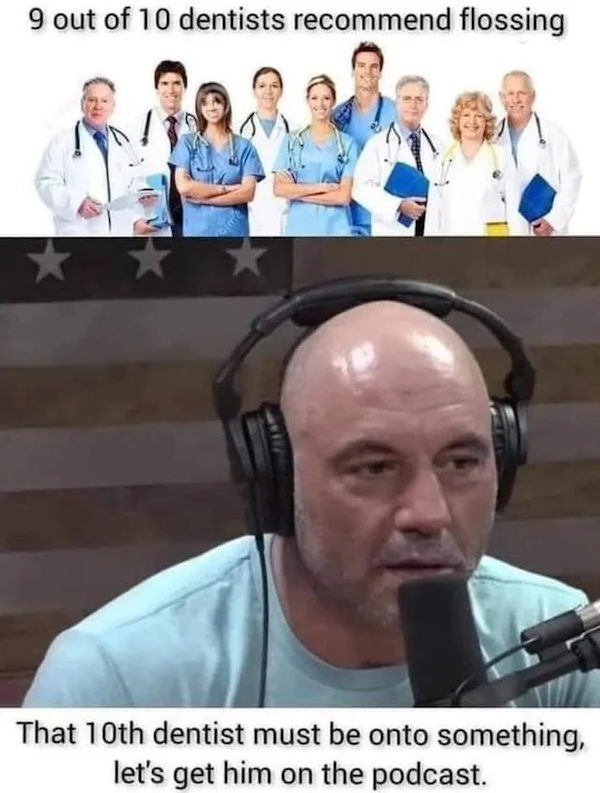 The Joe Rogan Approach Captured In A Single Meme The Adventures Of Accordion Guy In The 21st